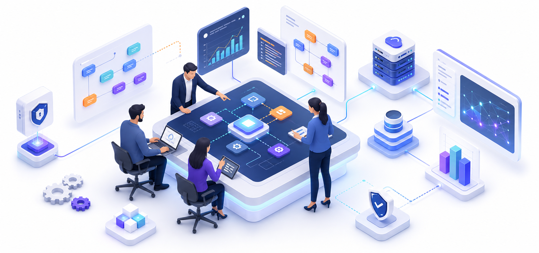 Isometric product engineering and consulting workflow